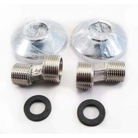 Kitchen Bath 'C' Type Wall Mounted Traditional Water Mixer Tap Cross Head - Image 2