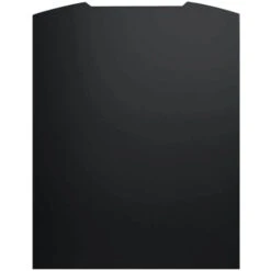 MyAppliances ART1170 Splashback Curved Black Steel 90cm