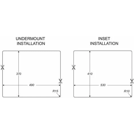 Rangemaster Paragon Kitchen Sink 1.5 Bowl Undermount Granite White FREE Waste - Image 3