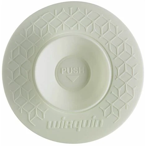 White Universal 2in1 Kitchen Sink Plug/Filter 110mm Stick Function Easy Use - Image 2