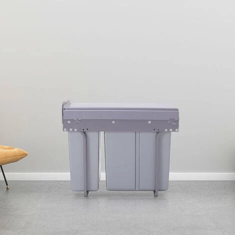 Livingandhome 40L Pull Out Recycling Waste Bin - Image 2