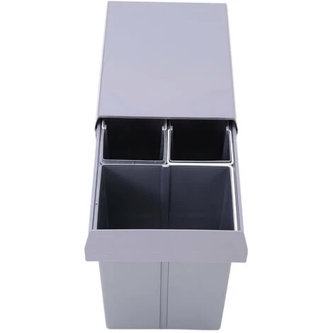 Livingandhome 40L Pull Out Recycling Waste Bin - Image 4