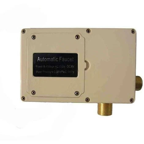 Deluxe Wall Mounted Round Infrared Sensor Tap Automatic Basin Spout Infra-red - Image 4