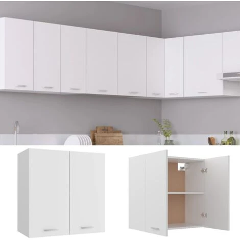 Hanging Cabinet White 60x31x60 Cm Engineered Wood VidaXL - Image 2