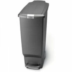Slim Grey Pedal Bin 40L 382650 - SBY24581