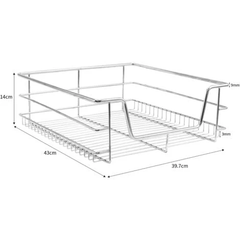KuKoo 6 X Kitchen Pull Out Soft Close Baskets, 500mm Wide - Image 4