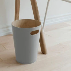 Woodrow Wastepaper Bin - Grey