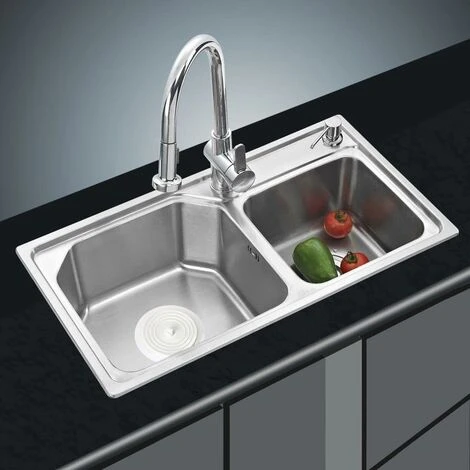 Universal Silicone Rubber 6 '' Drain Plug For Kitchen, Bathroom, Sink, Basin, Bathtub, Travel Drain Plug, 2-Piece SOEKAVIA - Image 4