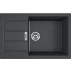 Franke SIRIUS - 2.0 S2D 611-78 Tectonite® Build-in Sink With XL Bowl Black (S2D61178XLC)