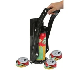 Can Crusher & Bottle Opener Heavy Duty 16OZ 2 In 1 500ml Aluminium Drinking Tin Can Kitchen Recycle Tool For Recycling Beer Soda Cans Crushes Soda Cans Beer
