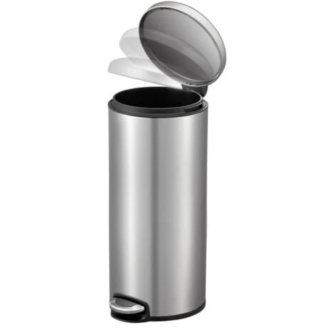 Pedal Bin Maggey 30 L Matte Silver EKO - Image 2