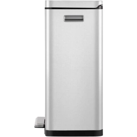 Pedal Bin X-Cube 30 L Matte Silver EKO - Image 5