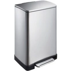 Pedal Bin E-Cube 40 L Matte Silver EKO