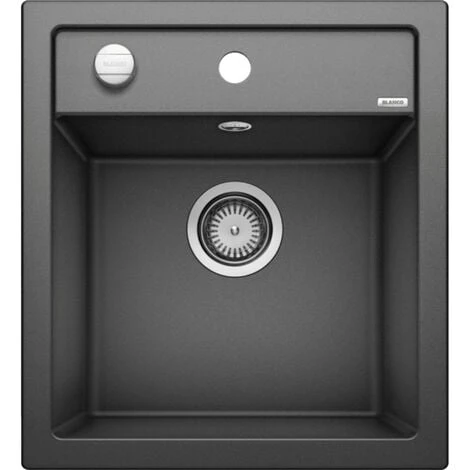 Blanco Sink DALAGO 45 PuraDur In Silgranit With Automatic Drain 46.5x51cm, Anthracite (517156)