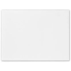 Harbour Housewares Glass Kitchen Chopping Board - 40 X 30cm - White