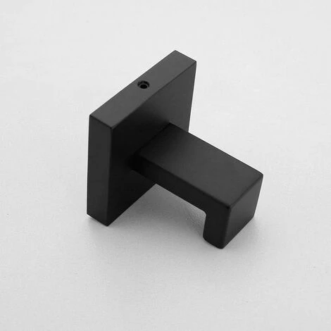 Wall Mounted Stainless Steel Bathroom Towel Hook Modern Black Towel Robe Luxury Bathroom Accessory.555556mm - Image 4