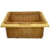 Pull Out Wicker Basket Drawer 600mm Kitchen Storage Solution