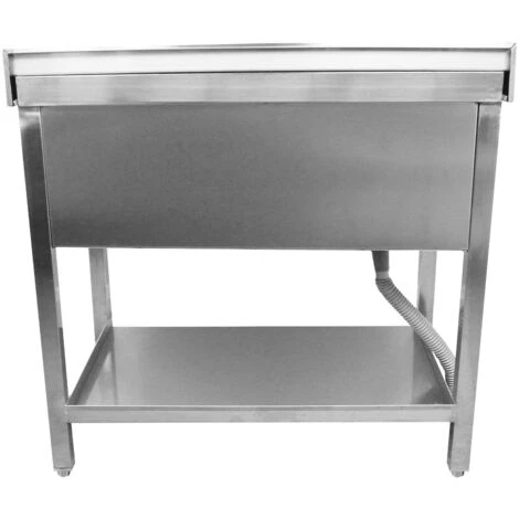 KuKoo Cocktail Bar Station Free Standing Stainless Steel Bar Sink - Image 4