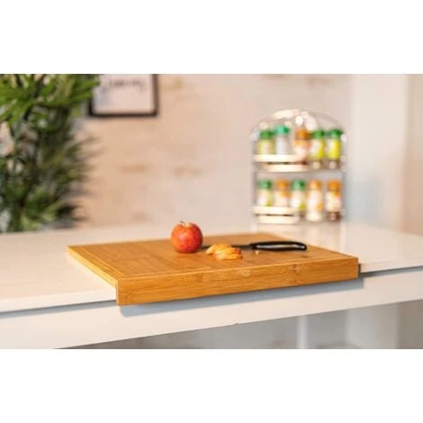 Chopping Board With Counter Edge Wooden Cutting Board Serving Board