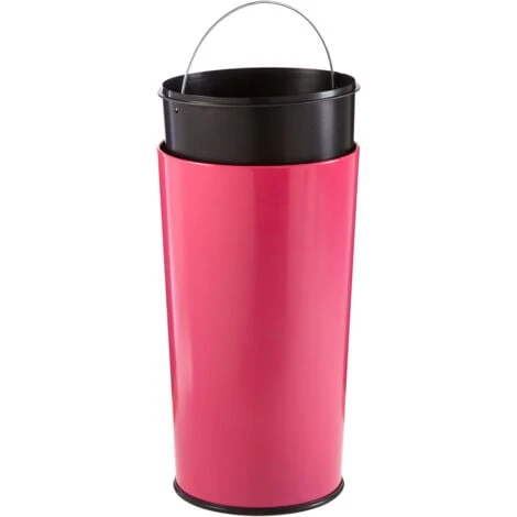 Premier Housewares Touch Top Hot Pink Bin - 30 Ltr - Image 4