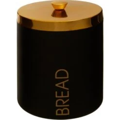 Premier Housewares Liberty Black Enamel Finish Bread Bin