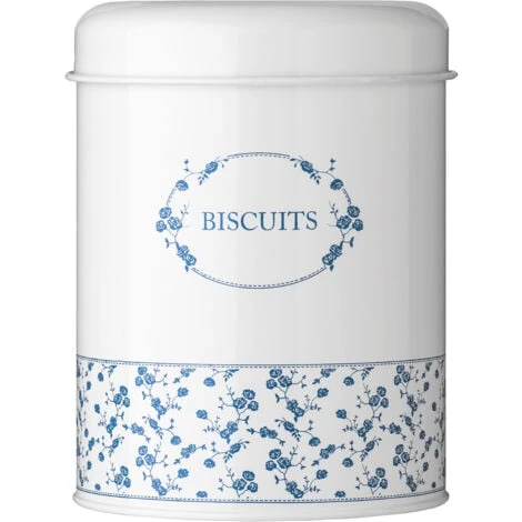 Premier Housewares Blue Rose Biscuit Canister
