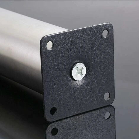 4 Adjustable Legs 150mm Height Thicken Cabinet Legs Table Legs Furniture Legs, Brushed Stainless Steel, Adjustable Height 0-15mm Come With Stainless Steel Screws - Image 3