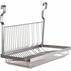 Stainless Steel Foldable Wall Mounted Dish Rack（39.526.55.5cm）