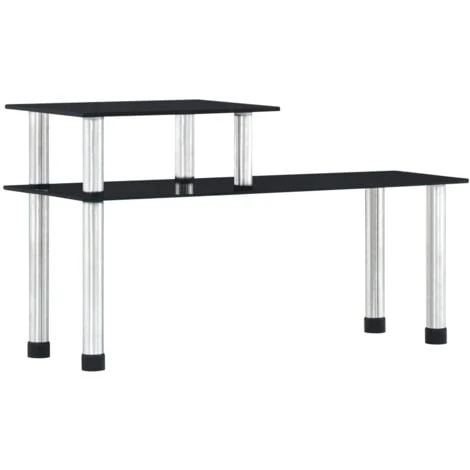 Hommoo Kitchen Shelf Black 45x16x26 Cm Tempered Glass