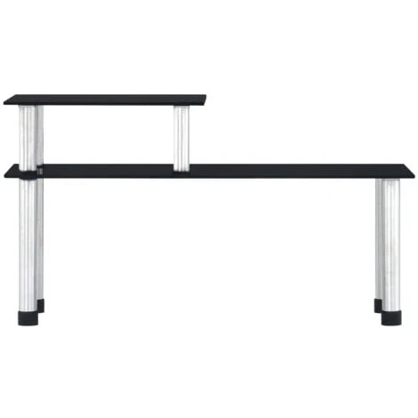 Hommoo Kitchen Shelf Black 45x16x26 Cm Tempered Glass - Image 3