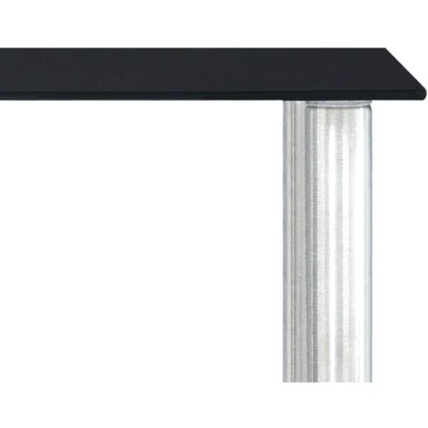 Hommoo Kitchen Shelf Black 45x16x26 Cm Tempered Glass - Image 5