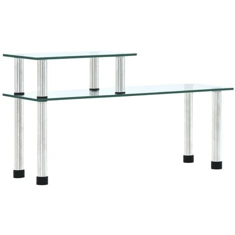 Hommoo Kitchen Shelf Transparent 45x16x26 Cm Tempered Glass