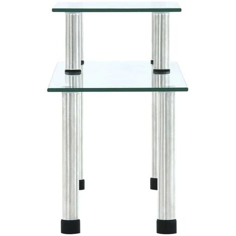 Hommoo Kitchen Shelf Transparent 45x16x26 Cm Tempered Glass - Image 4