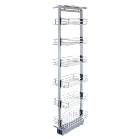 KuKoo Pull Out Kitchen Larders, 46cm D, 190-220cm H, Soft Close