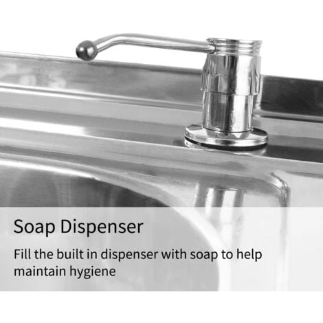 Catering Sink Stainless Steel Kitchen Commercial Restaurant - Image 5