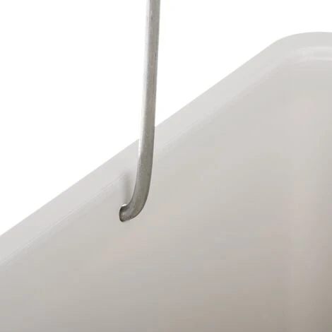 PrimeMatik - White Plastic Trash Can For Recycling - Image 5