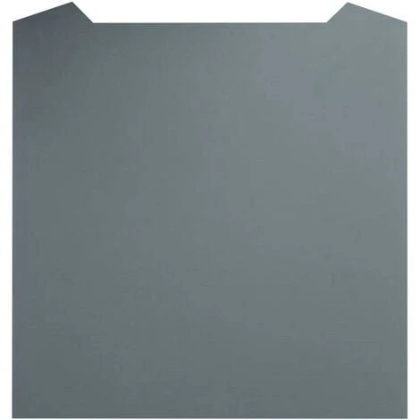 SIA SPC60GY 60cm X 75cm Grey Toughened Curved Glass Kitchen Splashback - Image 3
