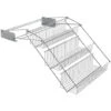 3-tier Spice Rack Up&Down On Rails Metaltex