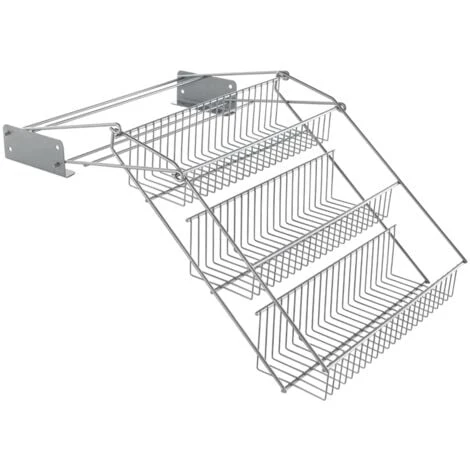 3-tier Spice Rack Up&Down On Rails Metaltex