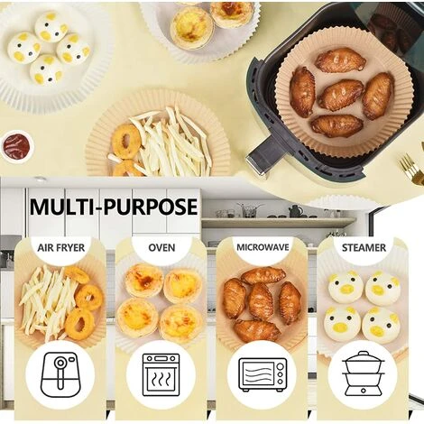 Air Fryer Disposable Paper Liner, Round Parchment Sheets For Baking - Image 5