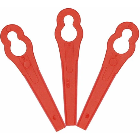 100pcs/pack 83mm Trimmer Attachment For Lawn Mower And Rider Plastic Cutter Accessories For Brush Cutters Lawn Mower Grass Trimmer Gardening Tool Replacement, Red - Image 4