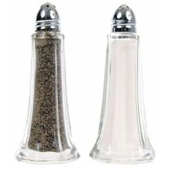 Pack Of 12 Pots Classic Style Glass Salt And Pepper Shakers Condiment Dispensers