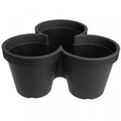 3 Layers Garden Flower Pot Large Stackable Vertical Triple Pocket Herbs Planter