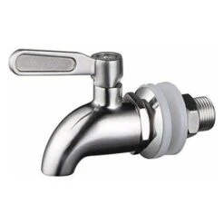 Stainless Steel Beverage Dispenser Replacement Tap For Home Keg Brewer Wine Beer Spigot Beverage Juice Dispenser