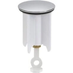 Universal Sink Plug, 40mm Pop-Up Plug Replacement Drain Plug, Height Adjustable, Made Of Brass, Rubber, Plastic, Rust Proof And Gasket, For Bathroom, Home Sinks, Bidets.