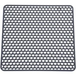 Kitchen Sink Mat Standard Soft Silicone Heat Resistant Kitchen Sink Mat (Gray), One Size