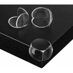 Corner Protectors 20 Pieces Child Table Corner Protection Transparent Baby Table Corners Adhesive And Resistant Furniture With Zip Bag