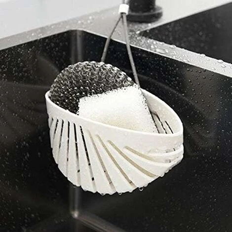Kitchen Sink Sponge Holder, Storage Baskets With Sanitary Drainage Holes, Sponge Holder Kitchen Sink Organizer For Kitchen Bathroom - Image 5