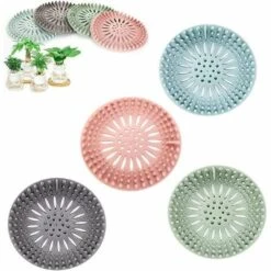 Parts Silicone Hair Filter Drain Hole Drain Protection Filter Used In Bathroom And Kitchen Bathroom Easy To Clean