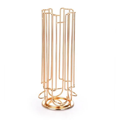 Luxurious Coffee Capsule Holder. Suitable For 24 Capsules. Coffee Capsule Carousel Storage, Organizer And Dispenser. Rotating Tower Stand For Counter, Cafe, Housewarming - Image 3